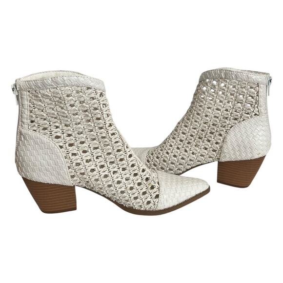 Coconuts By Matisse Caught Up Woven Ankle Boots Size 7 - Picture 8 of 11